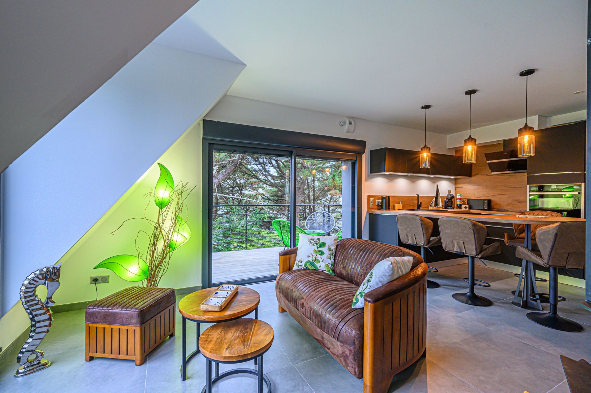 duplex 3 Rooms for seasonal rent on GUIDEL (56520)