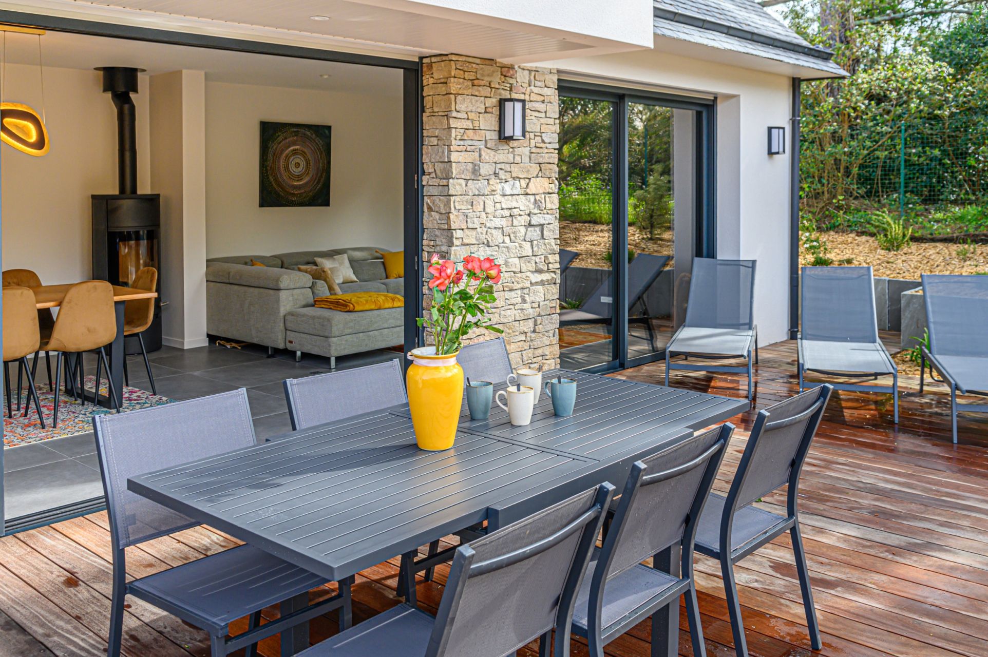 house 6 Rooms for seasonal rent on BADEN (56870)